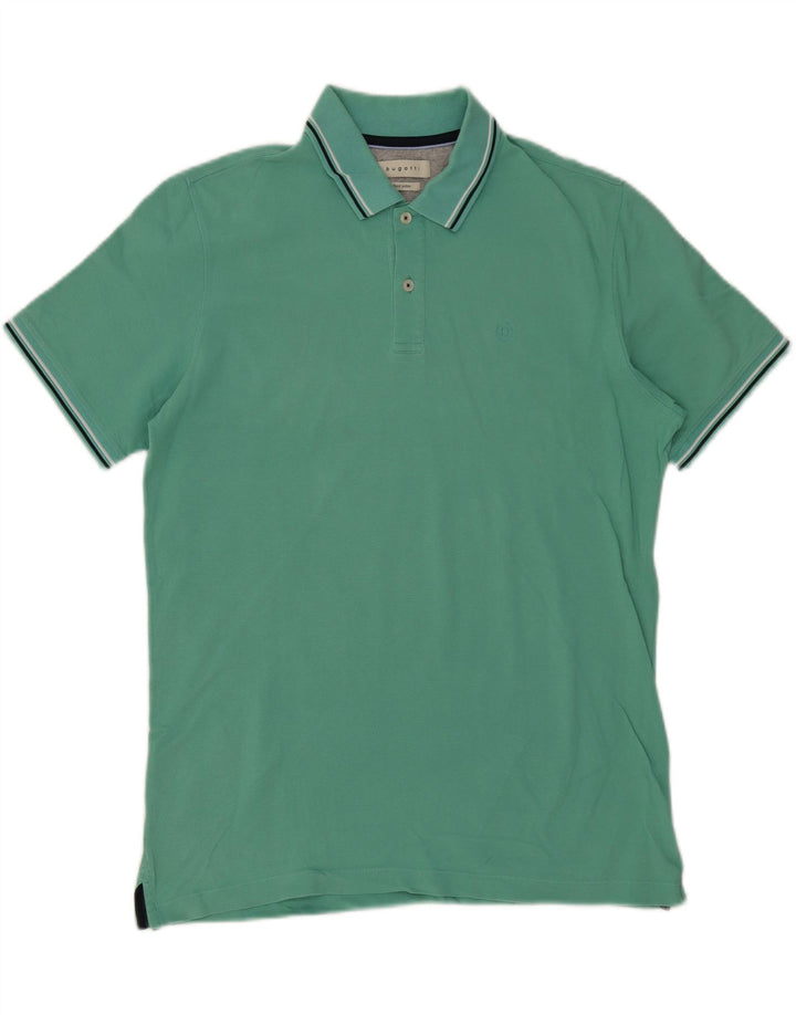 BUGATTI Mens Polo Shirt Large Green Cotton Vintage Bugatti and Second-Hand Bugatti from Messina Hembry 