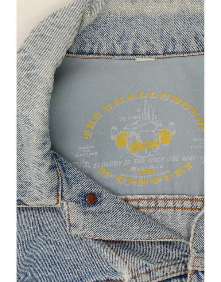 Vintage Dame denimjakke UK 16 Large Blue