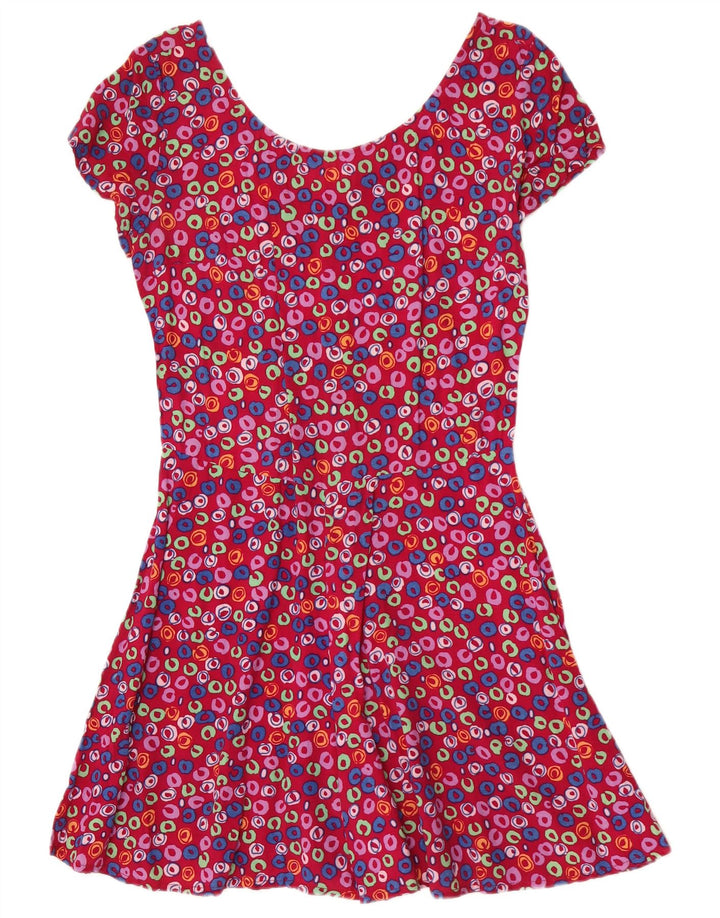 Vintage Dame Playsuit UK 12 Medium Pink Floral