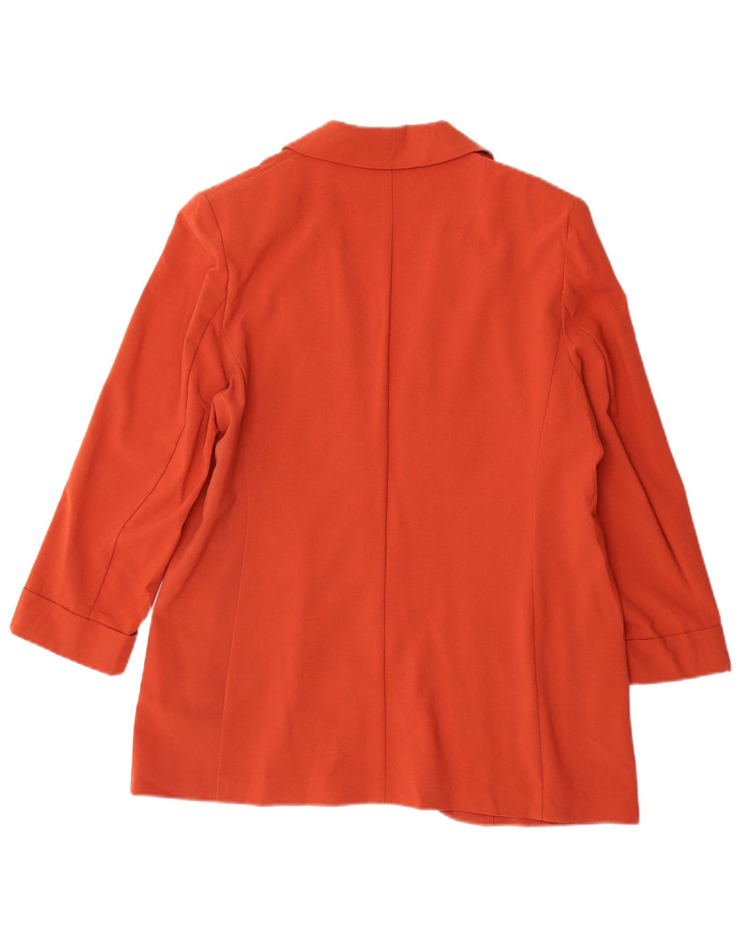 Marks & Spencer Womens Open 3/4-ærmet blazerjakke UK 12 Medium Orange