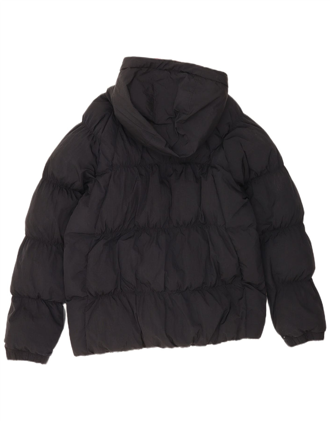Jordan Herre hættepolstret jakke UK 40 Stor sort nylon