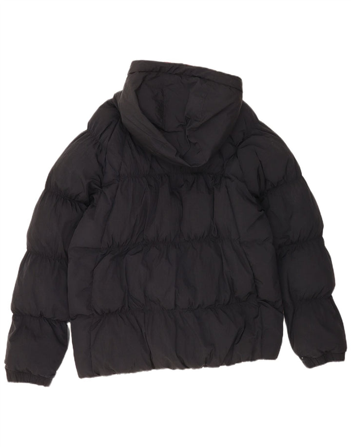 Jordan Herre hættepolstret jakke UK 40 Stor sort nylon