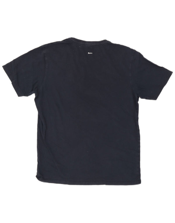 Bænk grafisk t-shirt til mænd XL marineblå