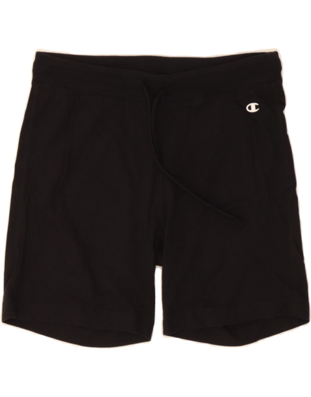 CHAMPION Womens Sport Shorts UK 12 Medium  Black Vintage Champion and Second-Hand Champion from Messina Hembry 
