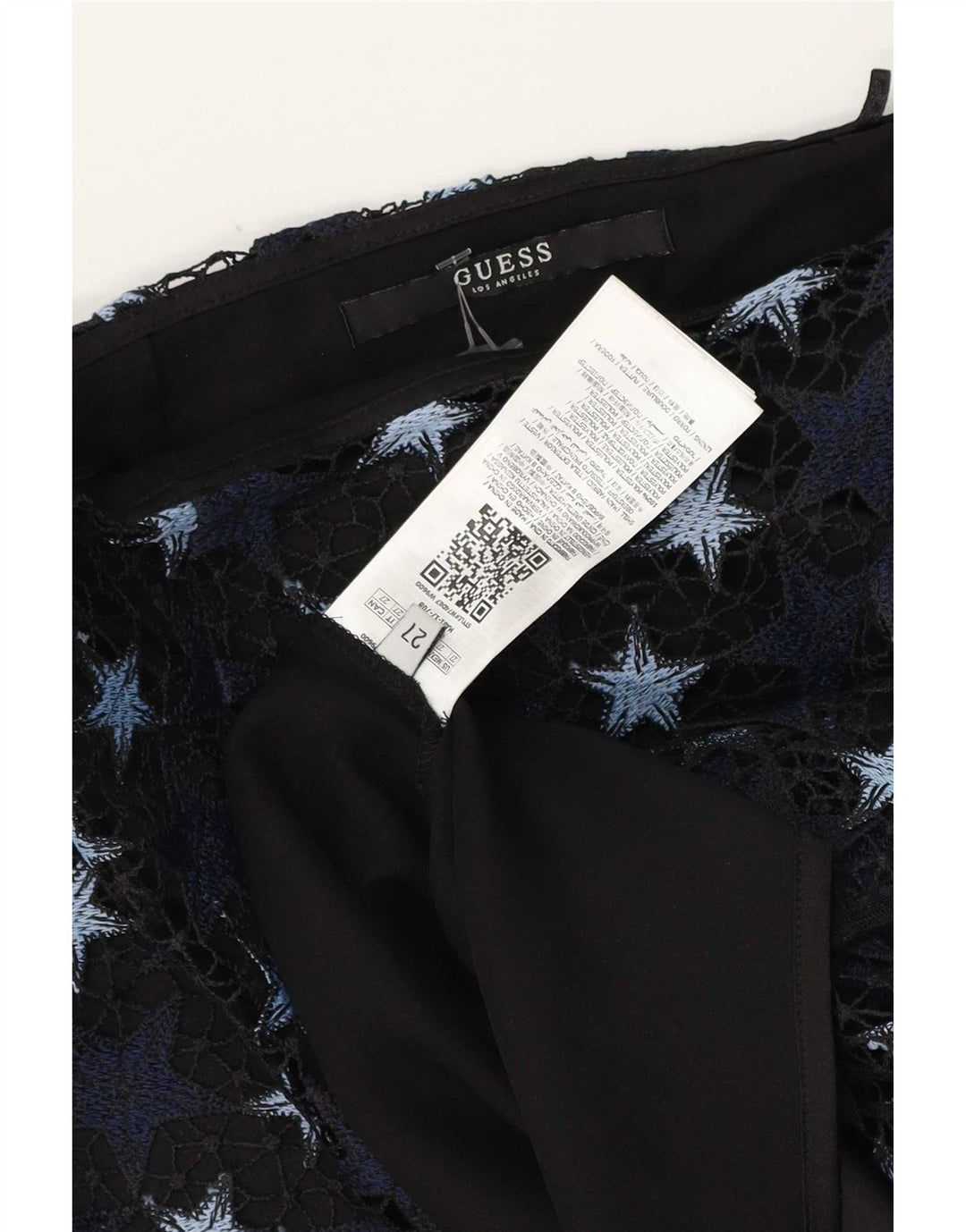 Guess Pencil Skirt til kvinder W27 Small Navy Blue Polyester