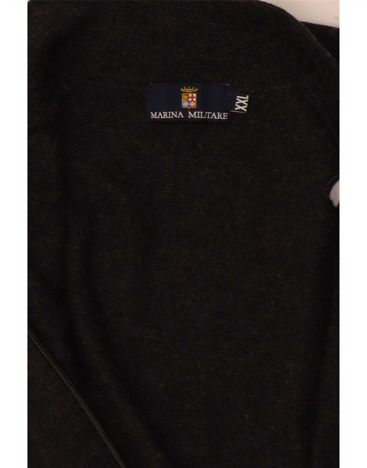 Marina Militare Herre Cardigan Sweater 2XL Grå