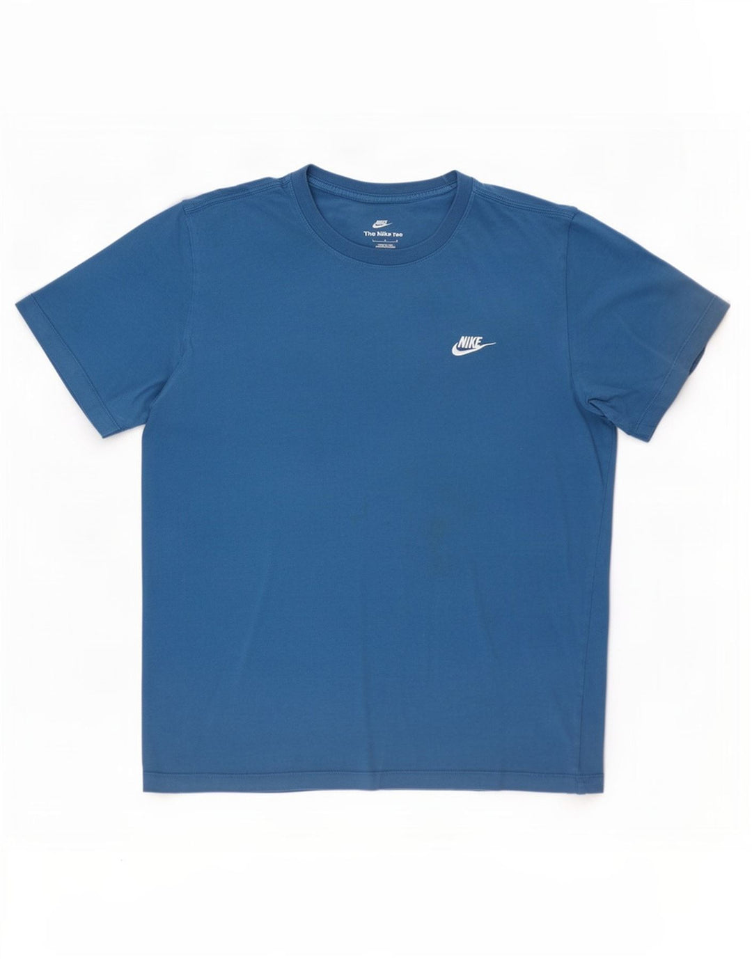 Nike T-shirt top til mænd, stor blå bomuld
