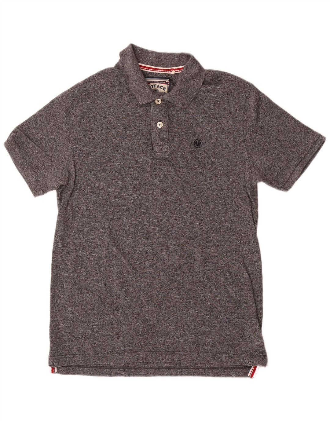 Fat Face Herre Polo Shirt Medium Grey Flecked Bomuld