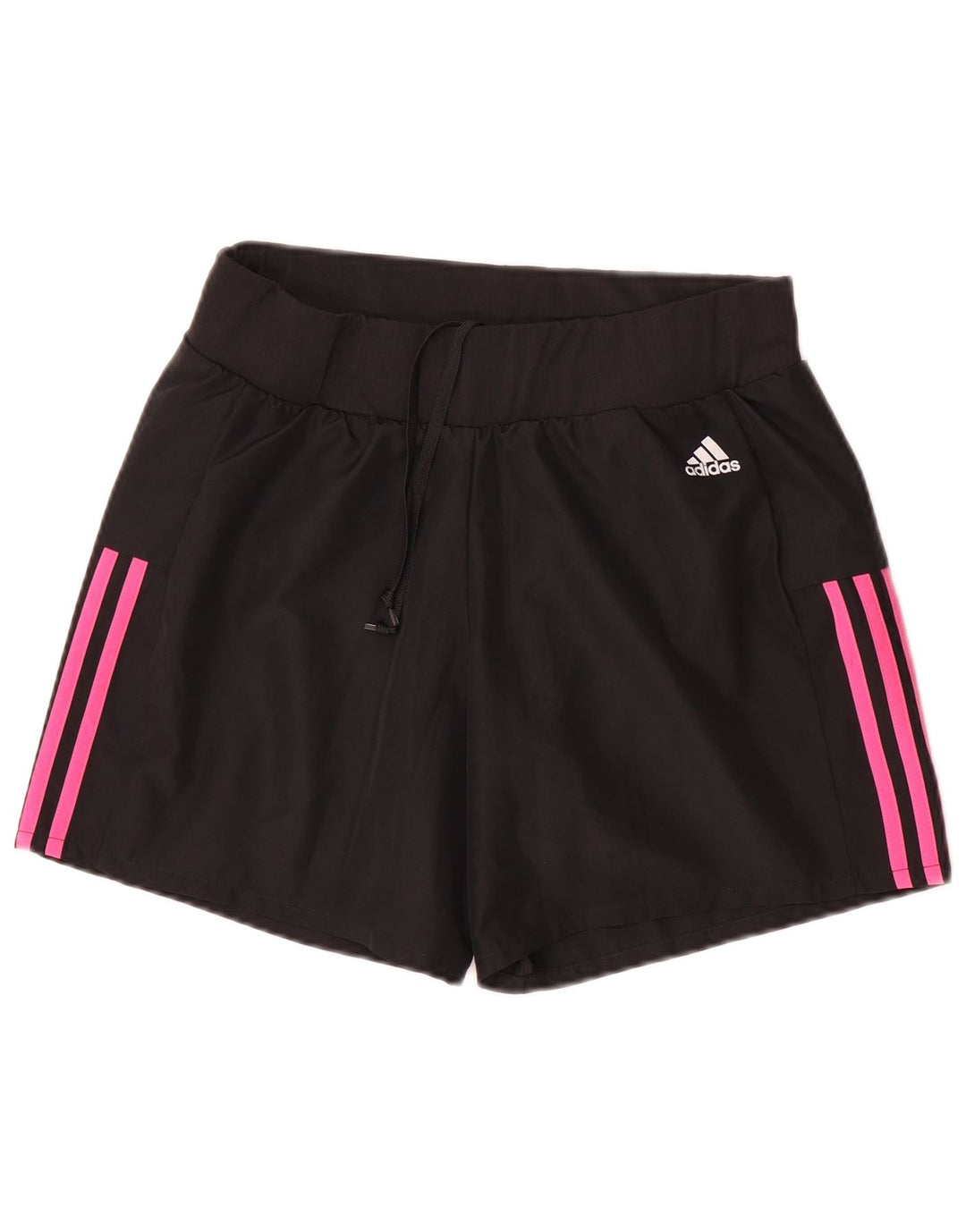 Adidas sportsshorts til kvinder UK 10 Small Black Polyester
