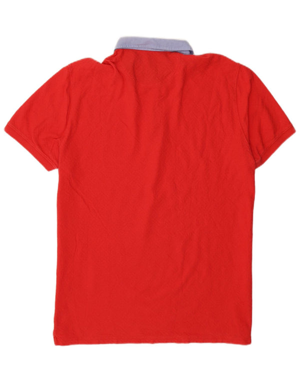 Massimo Dutti Herre Casual Fit Rugby Polo Shirt XL Rød