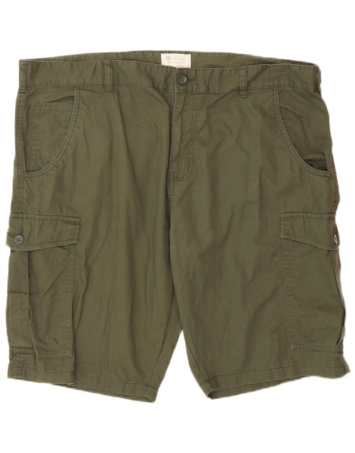 Mountain Warehouse Herre Cargo Shorts W40 XL Grøn Bomuld