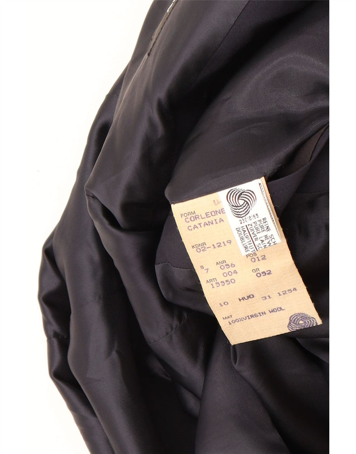 Hugo Boss Herre 2-knaps blazerjakke EU 52 XL Marineblå Virgin Wool