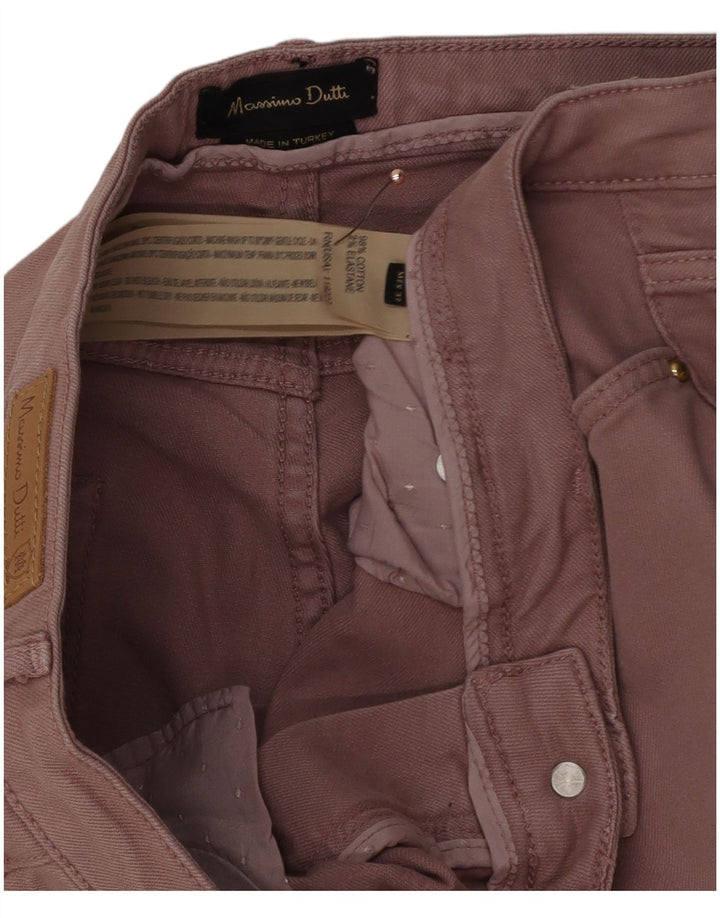 Massimo Dutti Dame Skinny Jeans W32 L30 Pink Bomuld