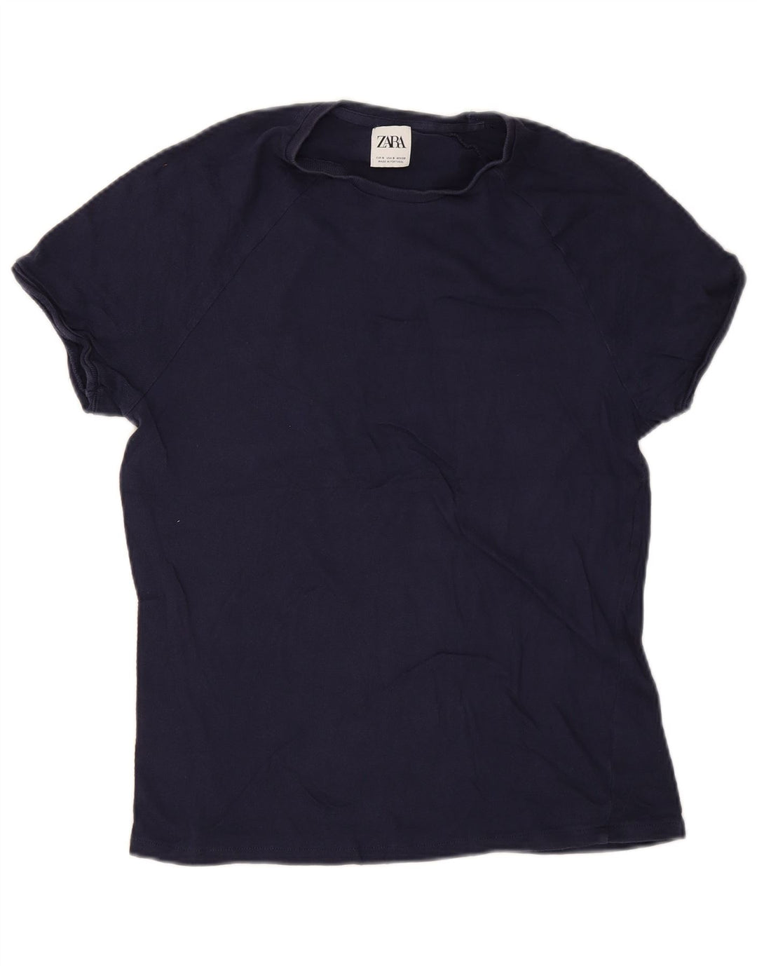 Zara Herre T-Shirt Top Lille Marineblå
