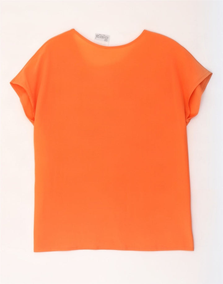 Vintage damebluse Top IT 44 Medium Orange