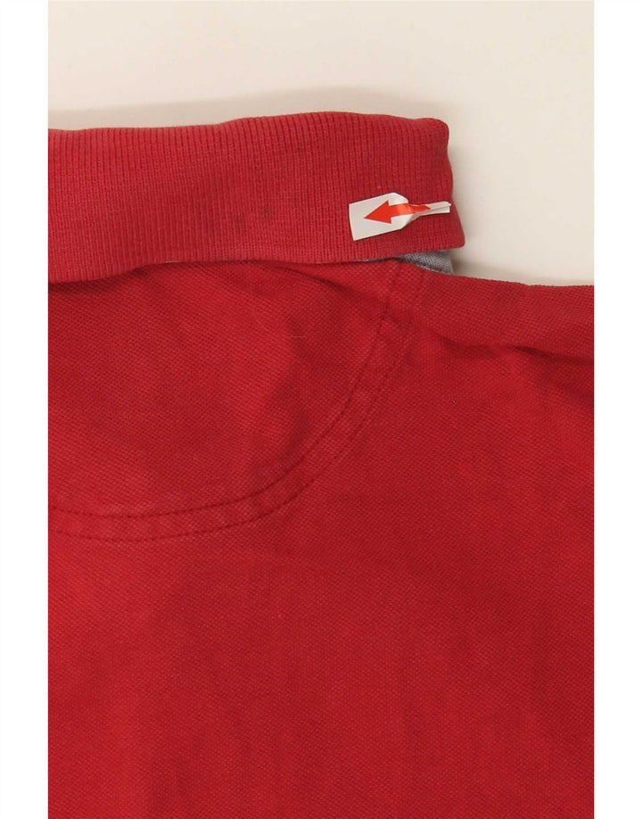 Massimo Dutti Herre Polo Shirt XL Rød Bomuld
