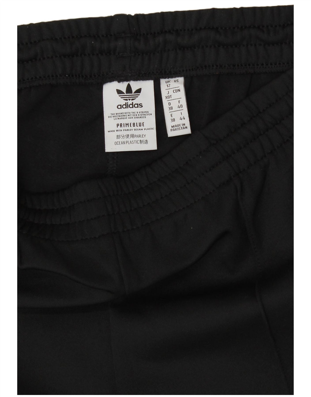 Adidas Træningsdragtsbukser til kvinder UK 12 Medium Sort Polyester