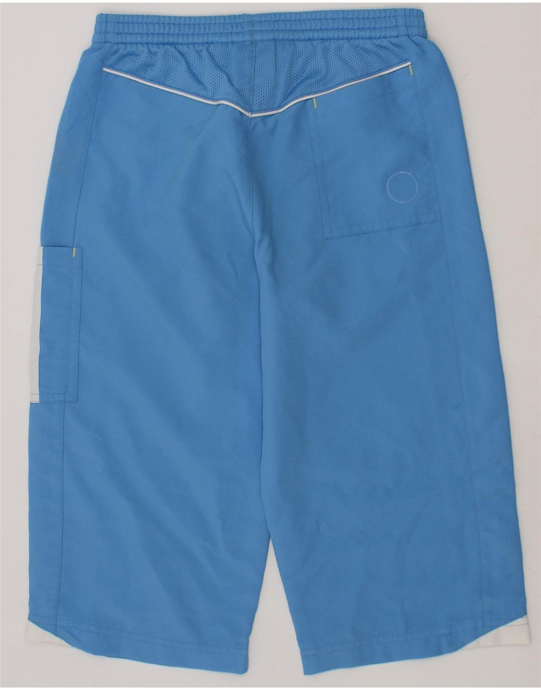 ADIDAS Boys Capri Tracksuit Trousers 7-8 Years  Blue Colourblock Vintage Adidas and Second-Hand Adidas from Messina Hembry 