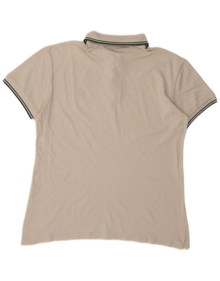 Fred Perry Herre let og stræk poloshirt, stor hvid