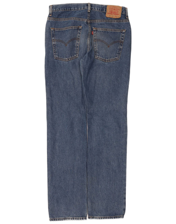 Levi's Herre 581 Straight Jeans W34 L34 Blå Bomuld