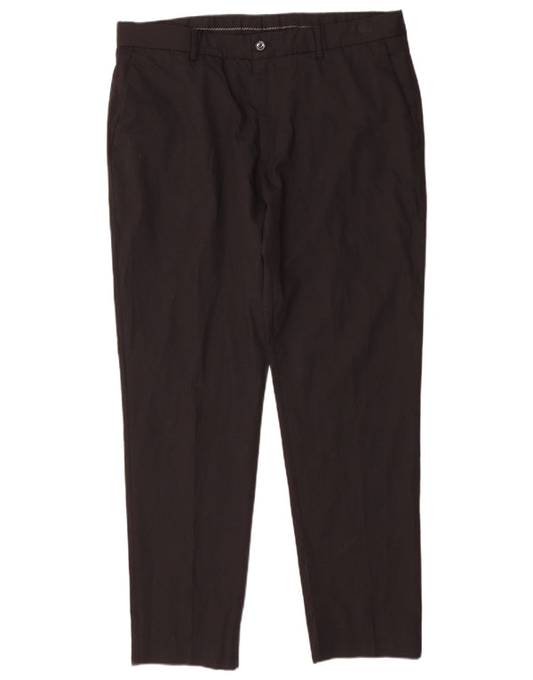 Zara Herre Slim Suit Bukser EU 44 Large W34 L28 Sort