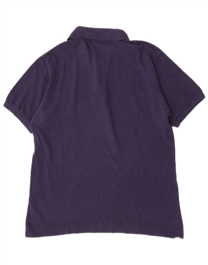 Lacoste herre poloshirt størrelse 4 Medium marineblå bomuld