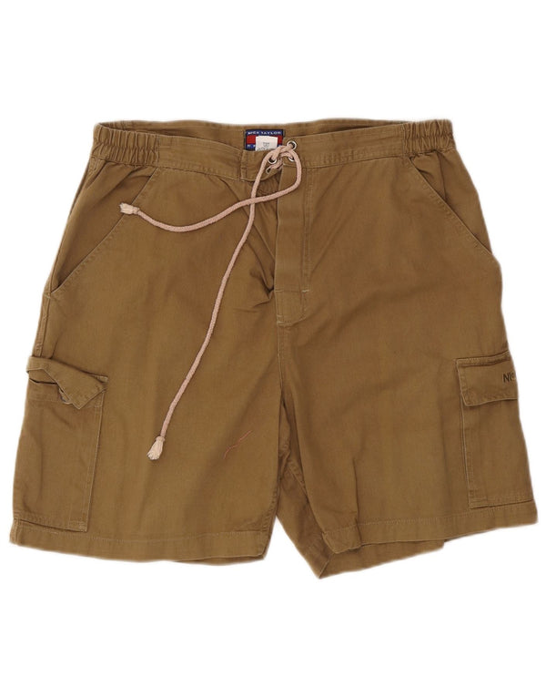 Nick Taylor Herre Cargo Shorts Medium W32 Brun Bomuld