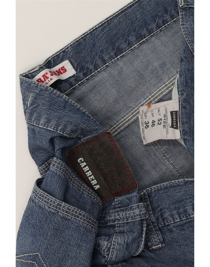 CARRERA Denimshorts til mænd IT 52 XL W36 Blå Bomuld
