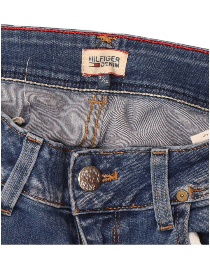 Tommy Hilfiger lige jeans til kvinder W33 L26 blå bomuld