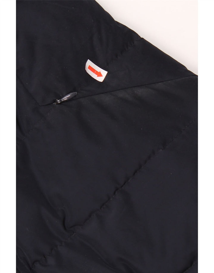 Armani Junior Piger Hætte Vatteret Frakke 13-14 År Navy Blue Polyester