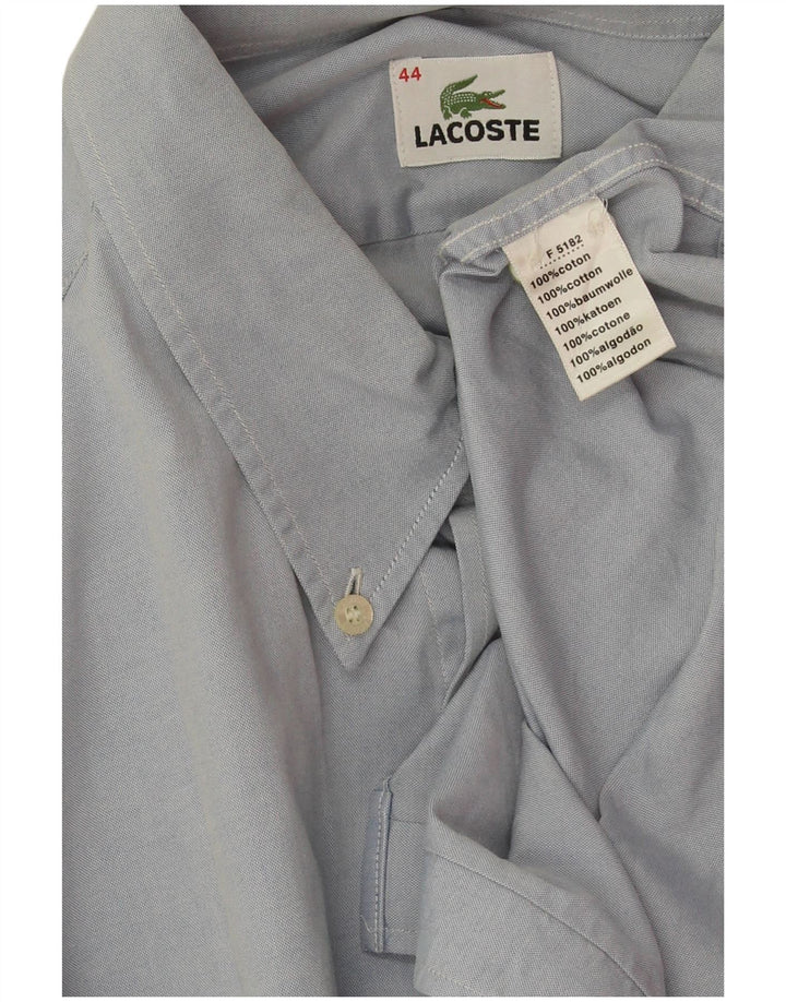 Lacoste Herreskjorte str. 44 XL Blå Bomuld