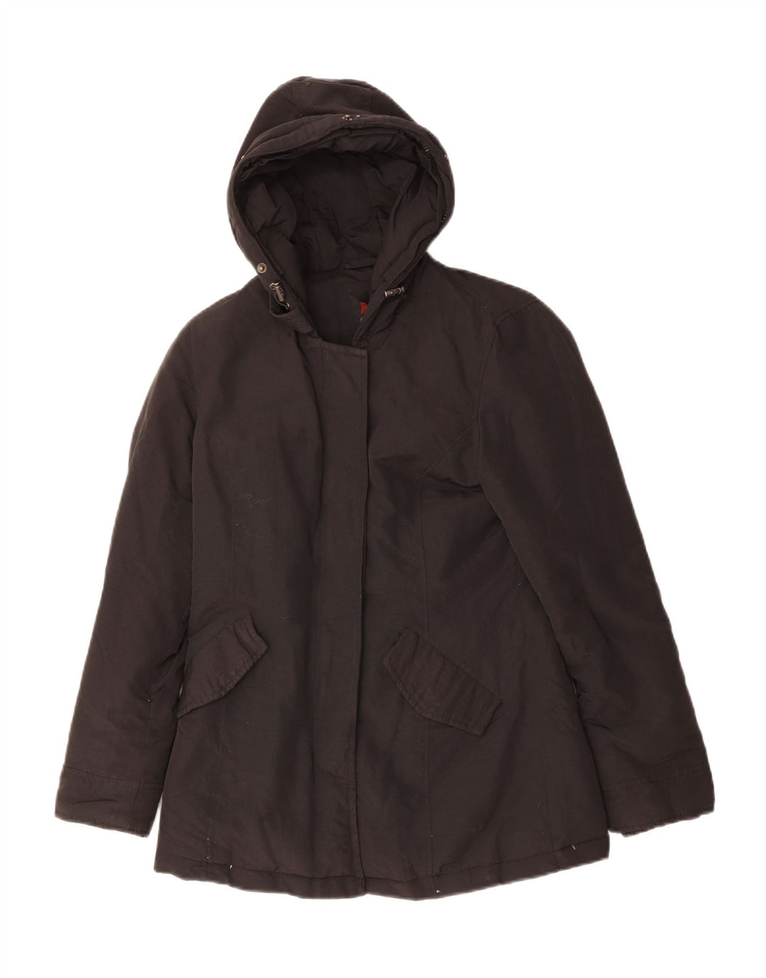 RIFLE Womens Hooded Padded Jacket UK 6 XS Black Polyamide Vintage Rifle and Second-Hand Rifle from Messina Hembry 