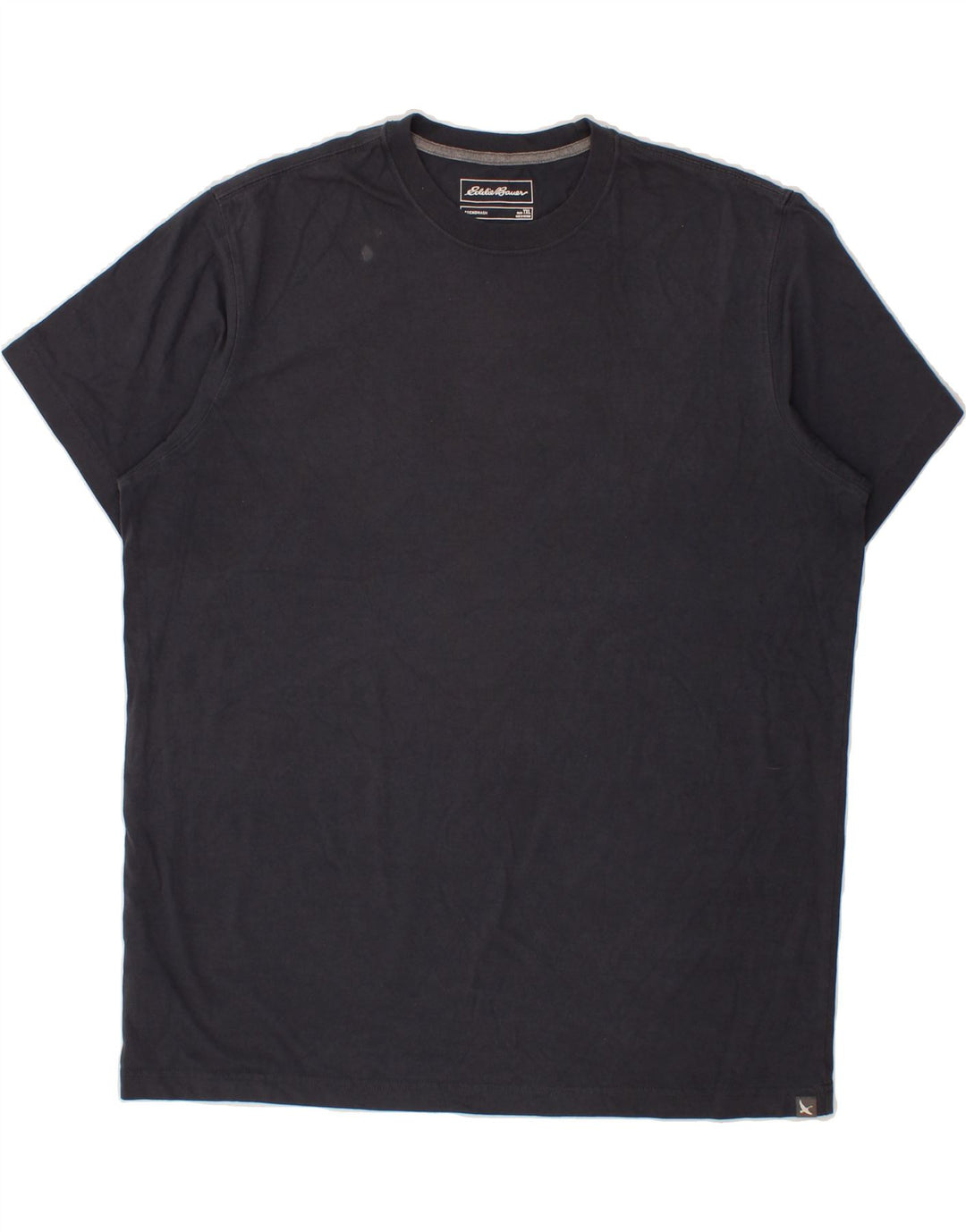 EDDIE BAUER Mens T-Shirt Top XL Grey Cotton Vintage Eddie Bauer and Second-Hand Eddie Bauer from Messina Hembry 