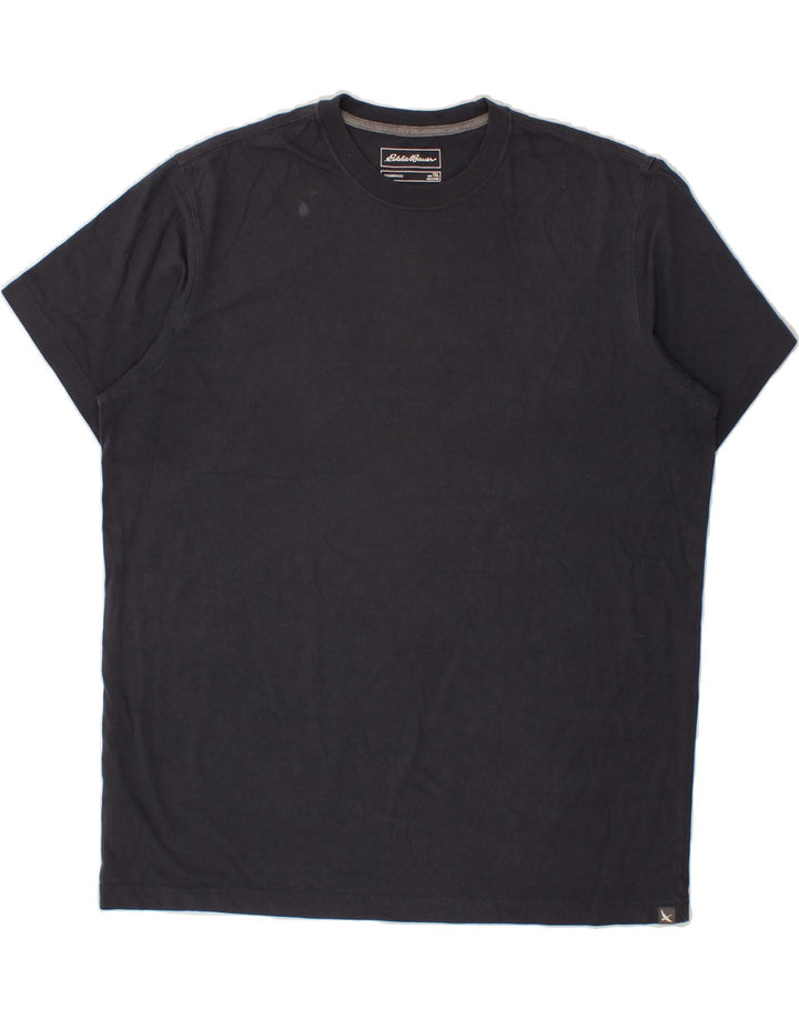EDDIE BAUER Mens T-Shirt Top XL Grey Cotton Vintage Eddie Bauer and Second-Hand Eddie Bauer from Messina Hembry 