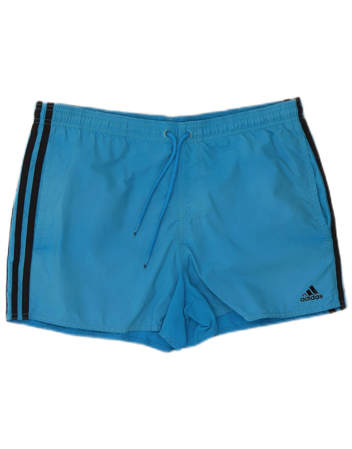 Adidas Badeshorts til mænd Små blå nylon