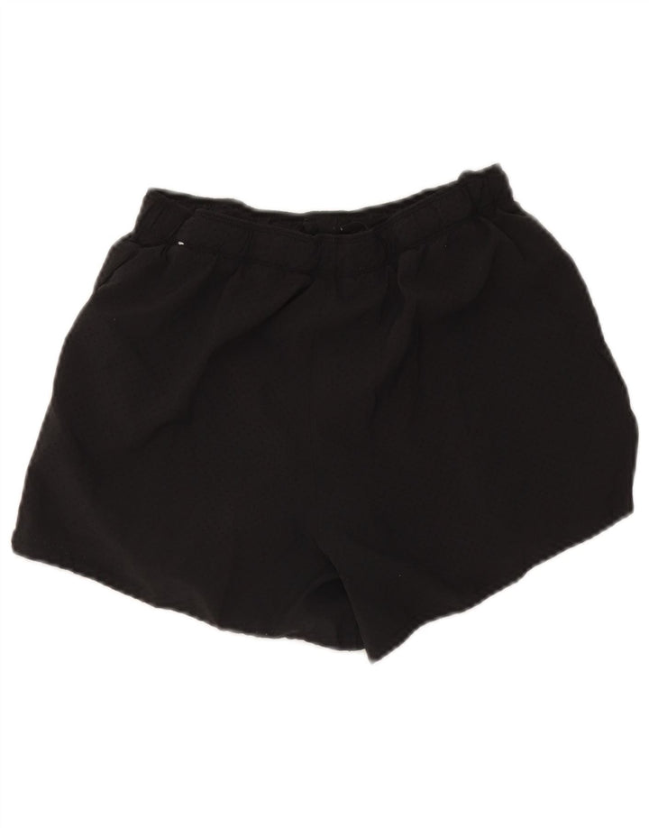 Nike Dame Dri Fit Sport Shorts UK 8 Small Black Polyester