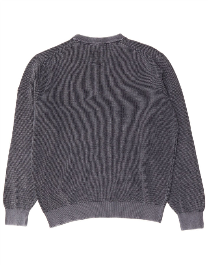 Camel Active Herre Crew Neck Jumper Sweater Large Navy Blue