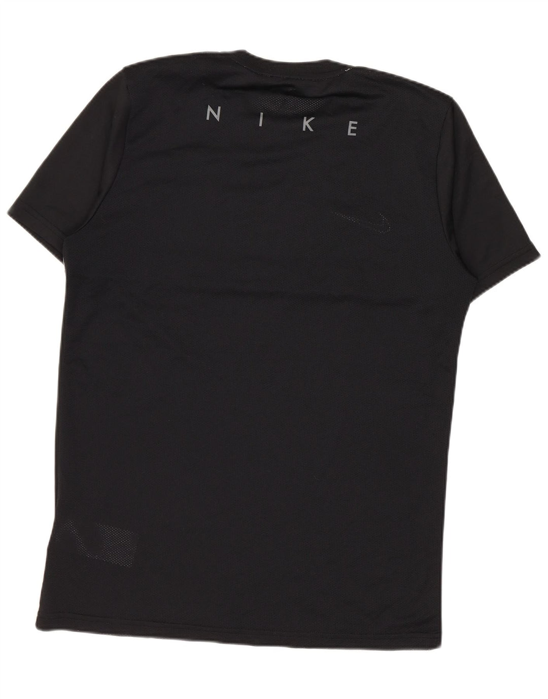 Nike Herre Dri Fit T-shirt Top Medium Sort Colourblock Polyester