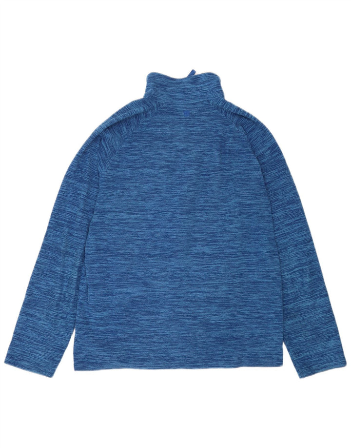 Mountain Warehouse Fleecejakke til mænd UK 38 Medium Blue Flecked Polyester