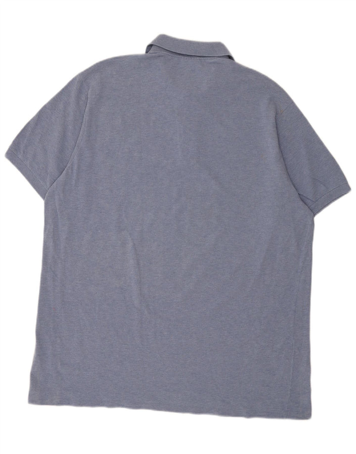 Lacoste Herre Polo Shirt Str. 7 2XL Blå Bomuld