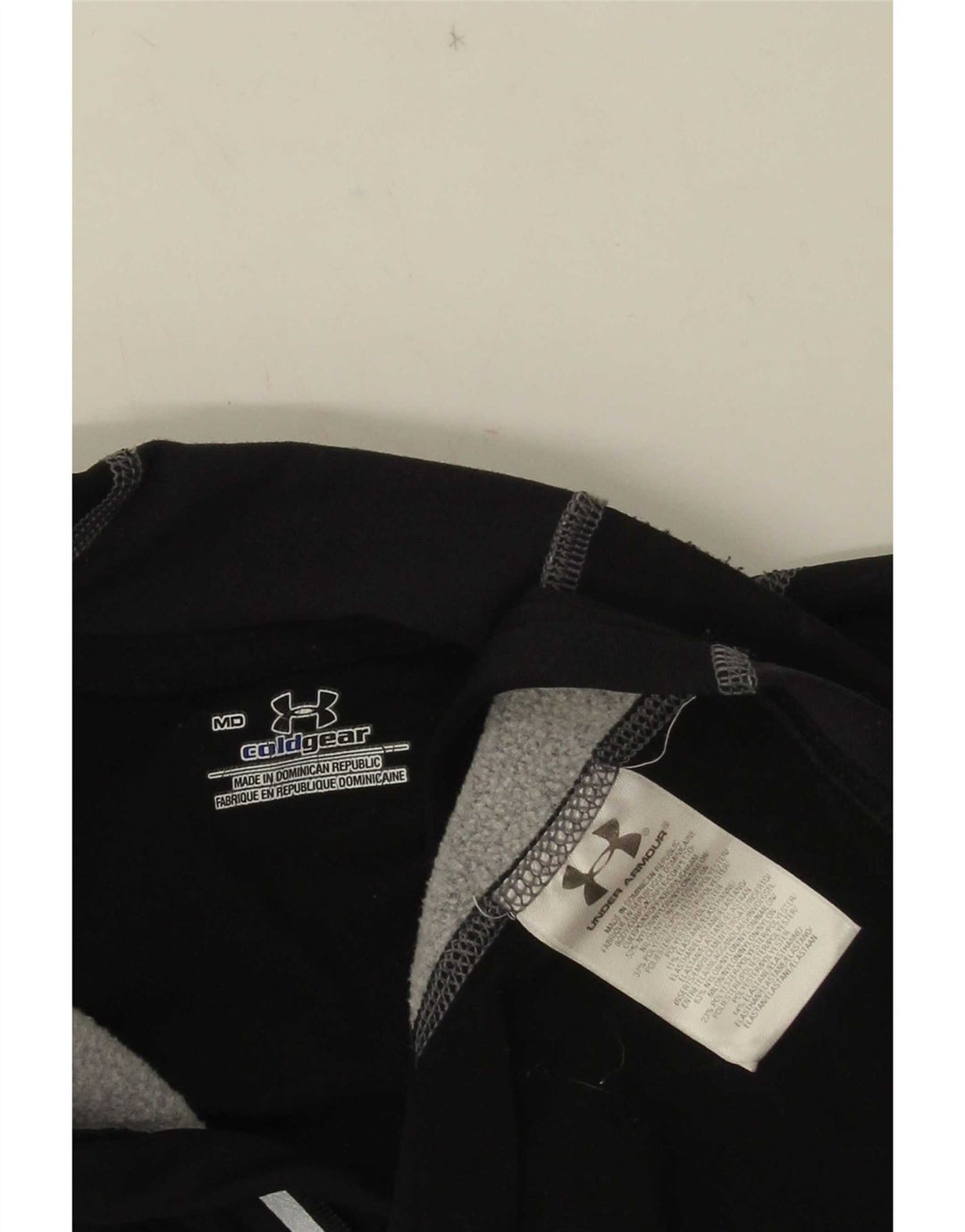 Under Armour Herre Cold Gear Grafisk Pullover Træningsdragt Top Medium Sort