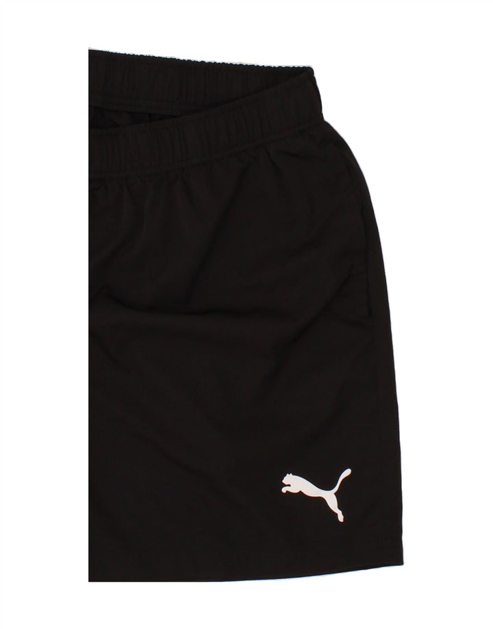 PUMA Womens Sport Shorts UK 18 XL Black Polyester Vintage Puma and Second-Hand Puma from Messina Hembry 
