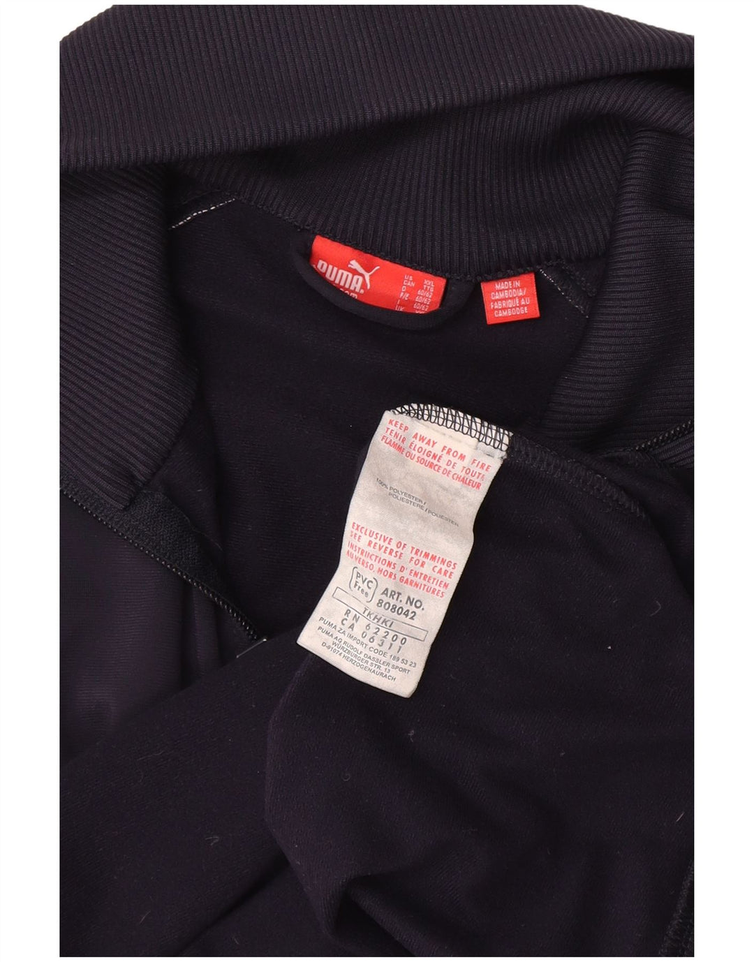 Puma Træningsdragt til mænd Top jakke 2XL marineblå polyester