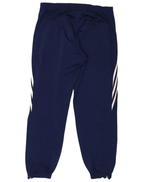 Adidas Herre træningsdragt Bukser Joggers Large Navy Blue Polyester Sports