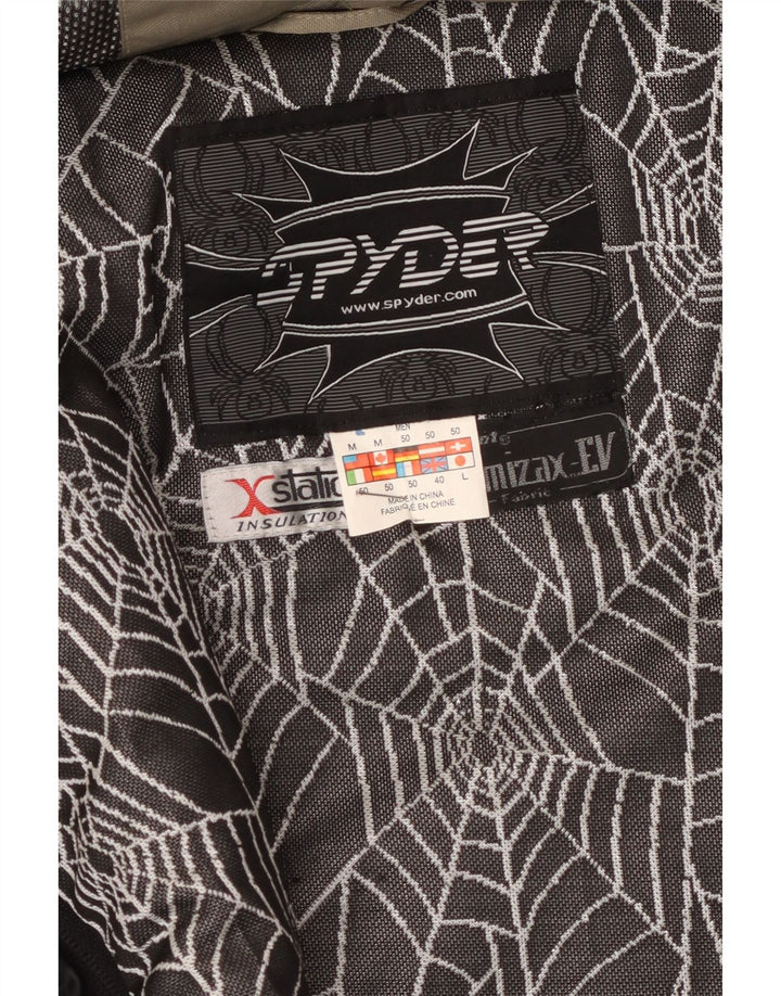 Spyder Herre Skijakke UK 40 Stor Beige Colourblock