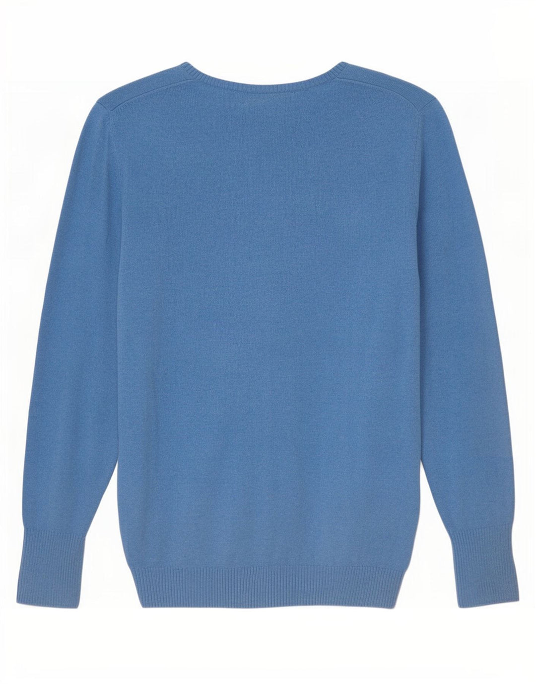 Eddie Bauer Herre V-hals sweater lille blå bomuld