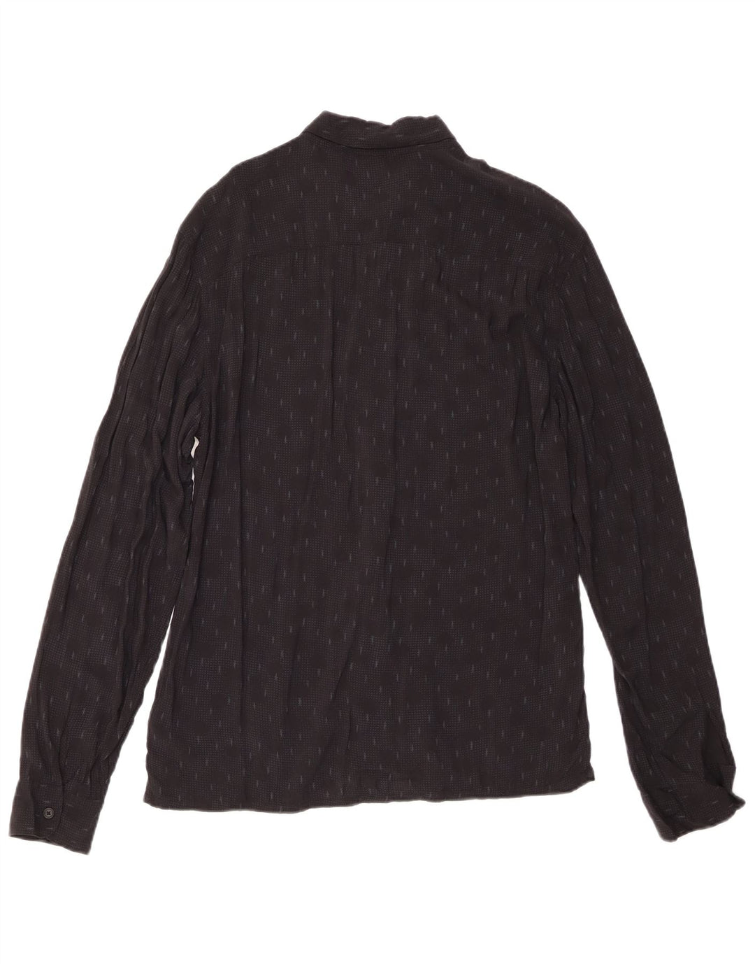 All Saints Herreskjorte Medium Sort Geometrisk Viscose