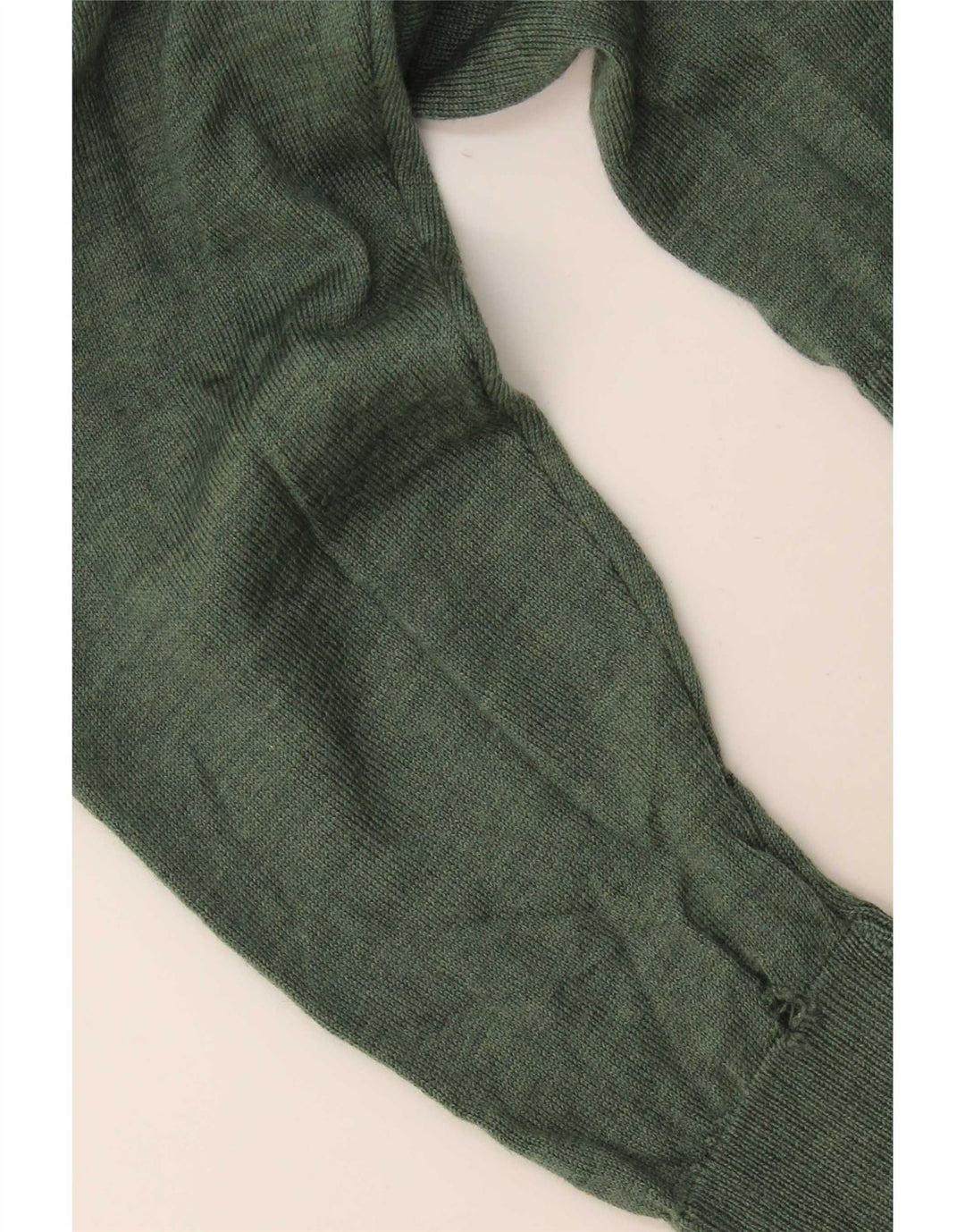 Lacoste Herre Crew Neck Jumper Sweater Størrelse 7 2XL Grøn Virgin Wool