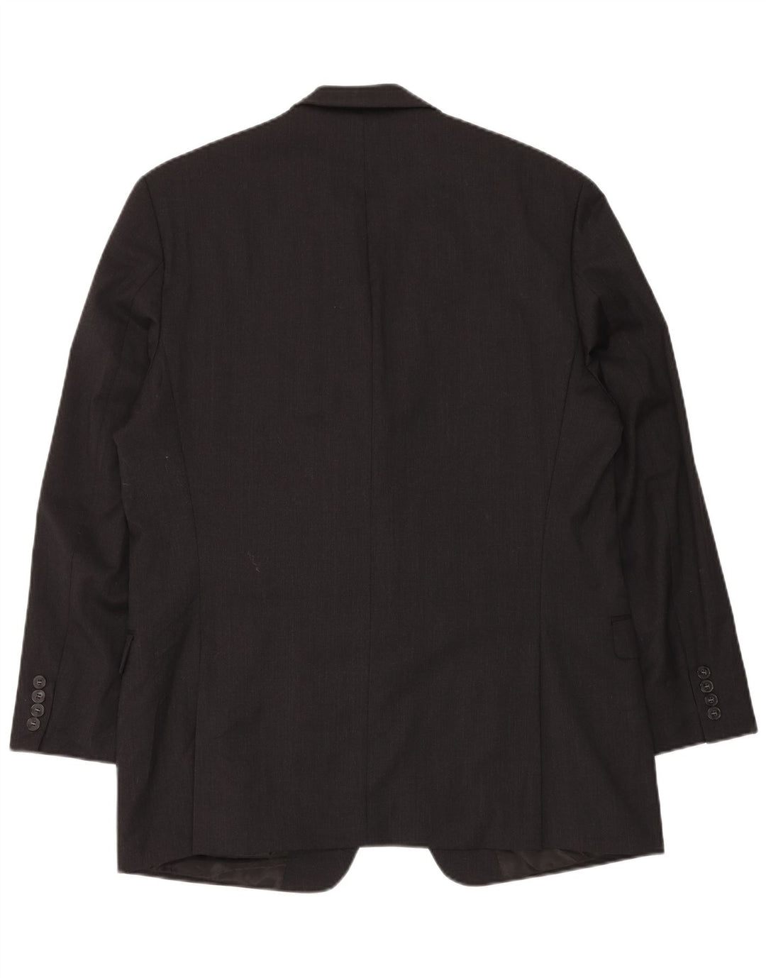 Calvin Klein Herre 2 Button Blazer Jacket UK 44 2XL Grå Uld