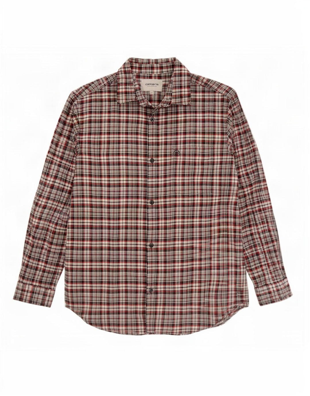 Carhartt herre flannelskjorte XL flerfarvet ternet bomuld